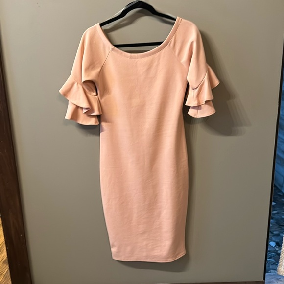 Blush pink maternity dress size medium - Picture 1 of 6